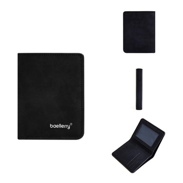 Multi - Function Bifold Leather Card Holder Wallet - InspiredGrabs.com
